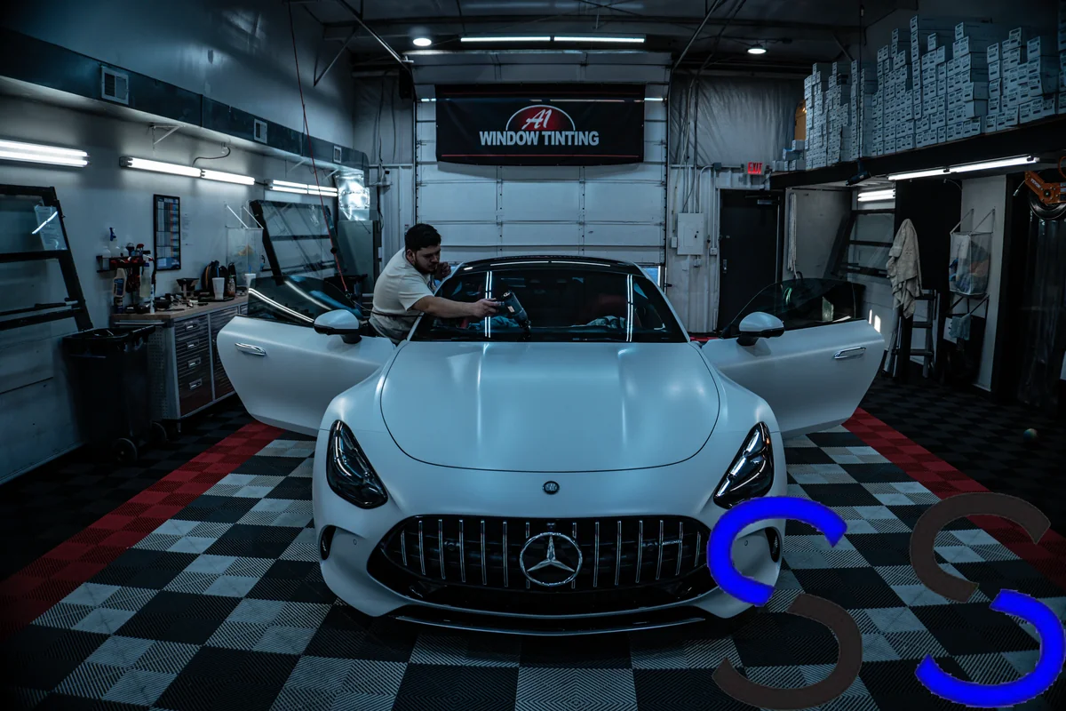 A1 Window Tinting — finished tint result